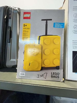 Lot 1707 - LEGO Brick carry on bag and backpack set