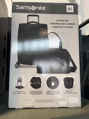 Lot 1710 - Samsonite 2 piece suitcase set, boxed