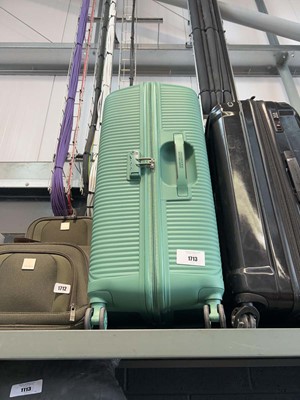 Lot 1713 - American Tourister suitcase in teal green