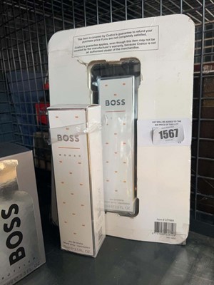 Lot 1567 - 2 boxed Boss woman 75ml eau de toilette perfumes