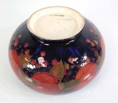 Lot 283 - A Moorcroft bowl of circular squat form on a...