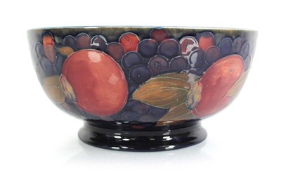 Lot 284 - A Moorcroft bowl of circular squat form on a...