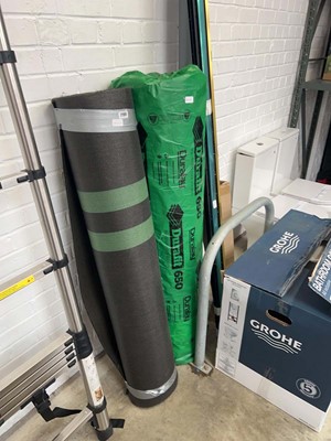 Lot 2199 - 1.5 large rolls of underlay together with a...