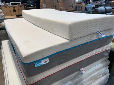 Lot 1462 - Simba Hybrid double memory foam mattress
