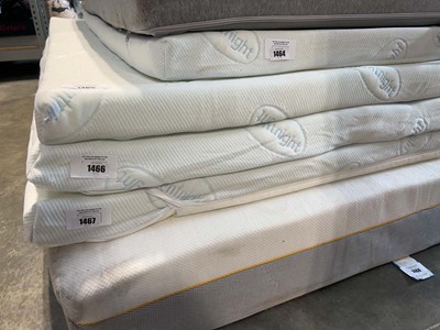 Lot 1467 - Silent Night king memory foam mattress topper