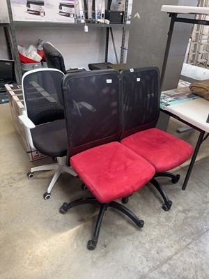 Lot 2099 - Three various style office chairs