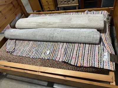 Lot 1481 - 2 multi-coloured rugs including John Lewis...