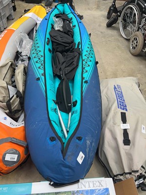 Lot 2260 - Tobin Sport inflatable kayak with oars and...