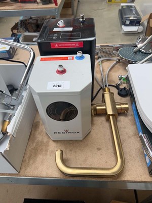 Lot 2215 - 2x hot water boiler appliances with a bronze...