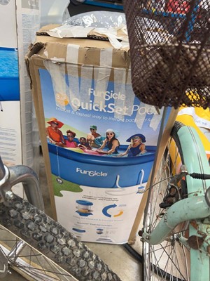 Lot 2264 - Boxed FunSicle 12ft swimming pool