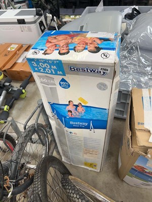 Lot 2265 - Boxed Bestway 3m x 2m steel framed swimming pool