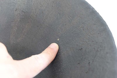 Lot John Ward (1938-2023), a black glazed...