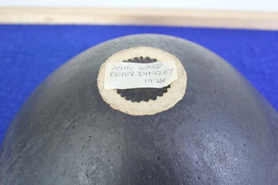 Lot John Ward (1938-2023), a black glazed...