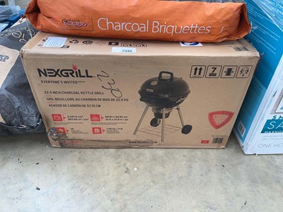 Lot 2349 - Boxed Nexgrill charcoal kettle BBQ together...