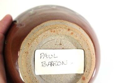Lot Paul Barron (1917-1983), a small baluster vase,...