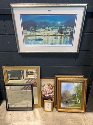 Lot 1832 - Framed and glazed limited ed. "Tranquility" no....