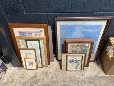 Lot 1837 - 2 groups of pictures to include impressionist...
