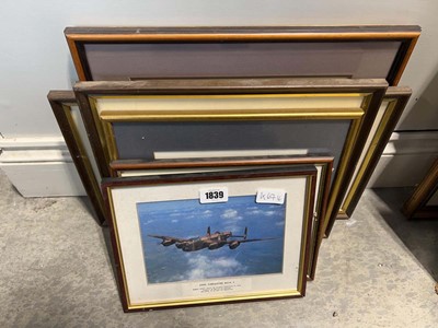 Lot 1839 - Small group of aviation and locomotive themed...