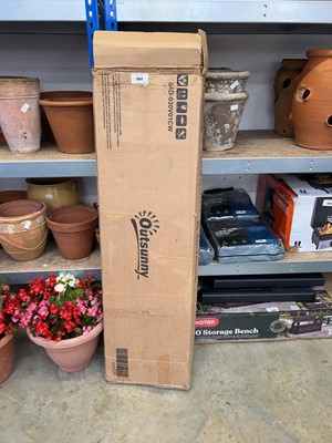 Lot 2404 - Boxed Outsunny double sided garden umbrella