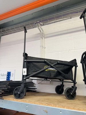 Lot 2413 - Outsunny 4-wheeled pull along cart