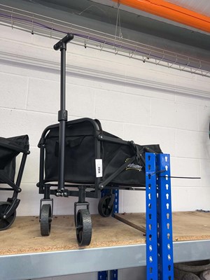 Lot 2414 - Outsunny 4-wheeled pull along cart