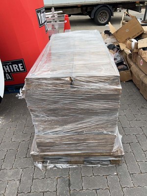 Lot 2502 - Pallet containing a large quantity of heavy...