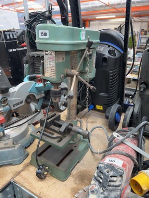 Lot 2518 - SIP 240V work bench pillar drill