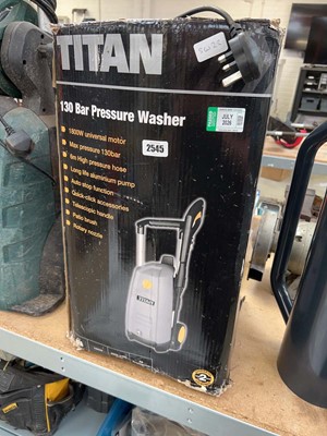 Lot 2545 - Titan 240V electric pressure washer in box