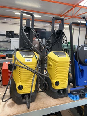Lot 2550 - 2 Karcher electric pressure washers x 1 with...