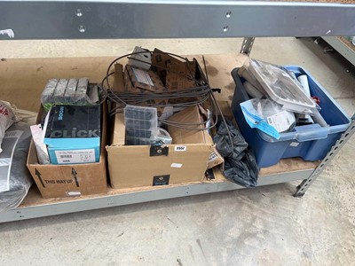 Lot 2557 - 3 boxes of mixed electricals and plumbing...