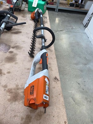 Lot 2581 - Stihl HLA 65 cordless hedge trimmer. No...