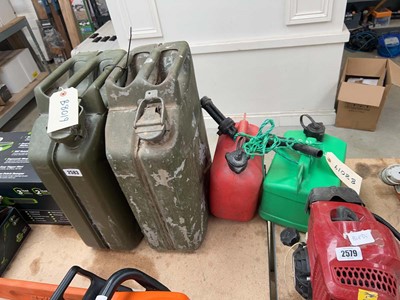 Lot 2583 - 4 Jerry cans