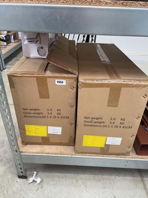 Lot 2553 - 2 boxes of face masks