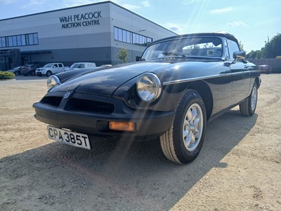 Lot (CPA 385T) 1979 MG MGB 3-door roadster in...