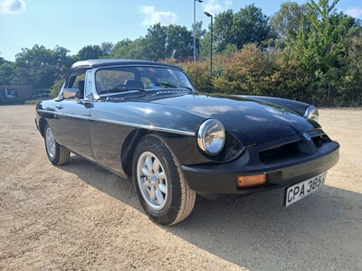 Lot (CPA 385T) 1979 MG MGB 3-door roadster in...
