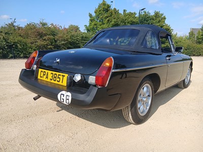Lot (CPA 385T) 1979 MG MGB 3-door roadster in...