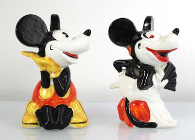 Lot 165 - Disneyana: A pair of money boxes modelled as...