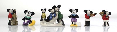 Lot 168 - Disneyana: Six cake toppers/miniature figures,...