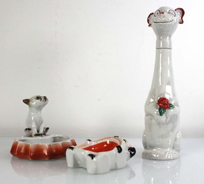 Lot 173 - Bonzo the Dog: A ring dish modelled as an open...