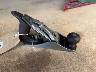 Lot 4672 - Stanley No. 1 plane with embossed B, 1892,...