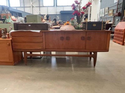 Lot 5165 - Beautility-style teak sideboard with 3 doors...