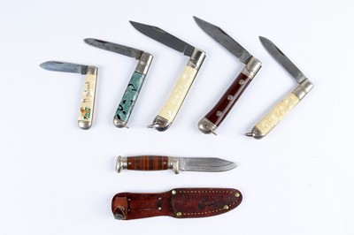 Lot 66 - Selection of 6x knives by Richards of Sheffield