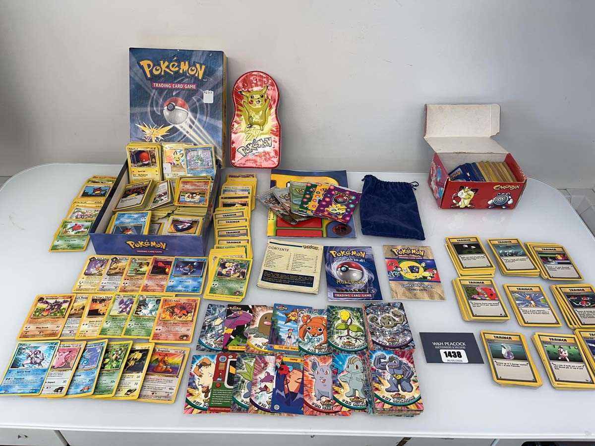Lot 1438 - Qty of Pokemon Cards from 90s and 00s to...
