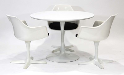 Lot 31 - A set of three Arkana Model 116 tub chairs...