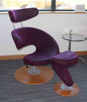 Lot 169 - A Stokee 'Varier Peel' chair and stool...