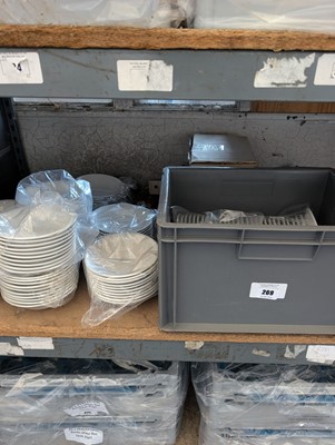 Lot 269 - Half shelf of mostly bowls with some side plates