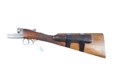 Lot 1501 - (S2) The stock, action and forend of a 12 bore...