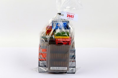 Lot 2502 - (S1) 1497 x .22 assorted rifle cartridges by...