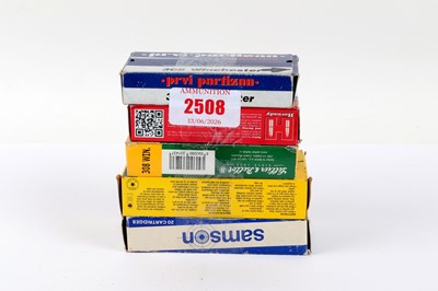 Lot 2508 - (S1) 90 x .308 (Win) soorted rifle cartridges...