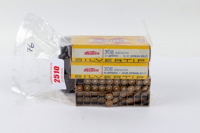 Lot 2510 - (S1) 76 x .308 (Win) assorted rifle cartridges